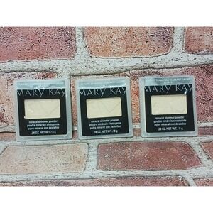 3x Mary Kay Canary Diamond 020422 Mineral Shimmer Powder .28‎ oz